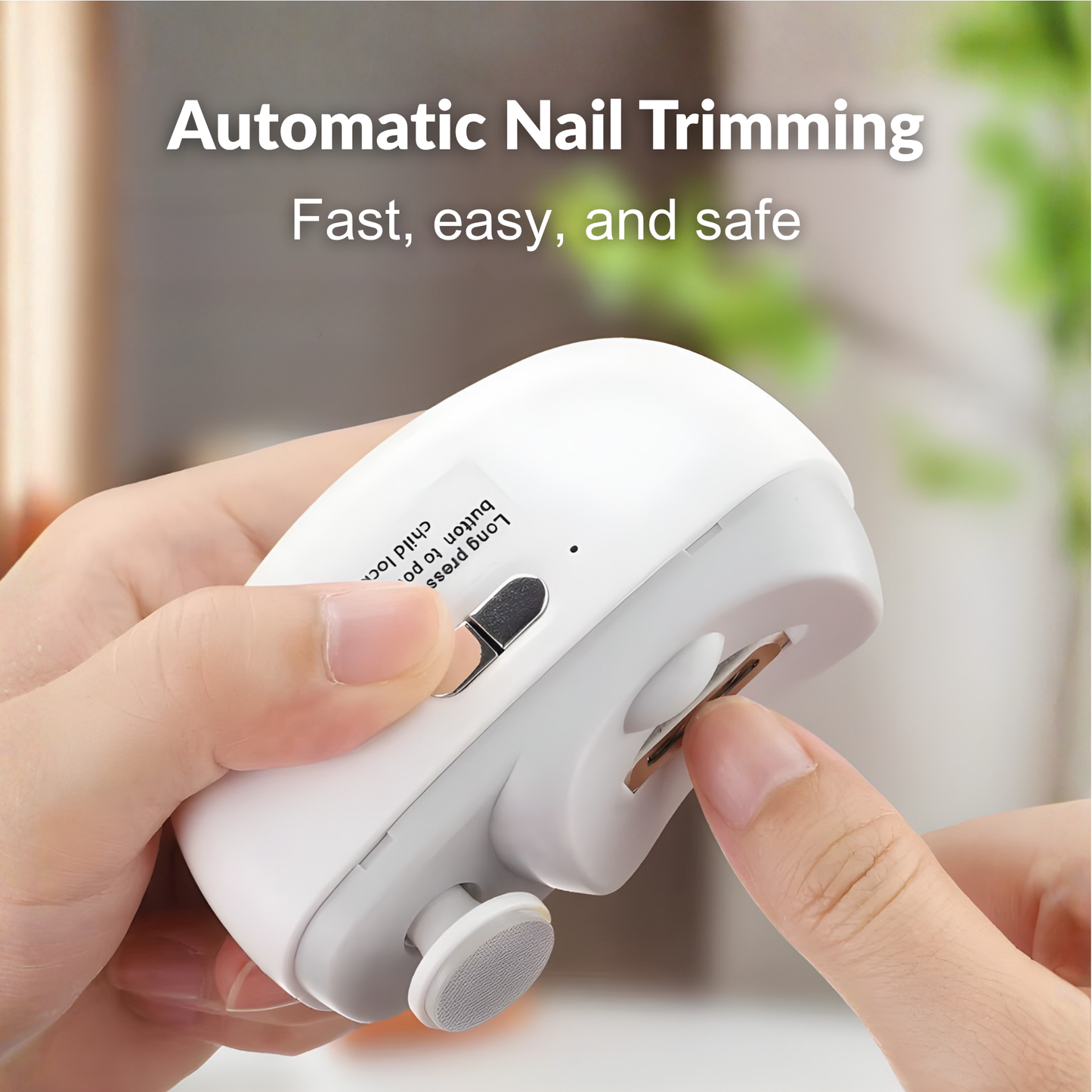 Electric Nail Clipper 3-in-1