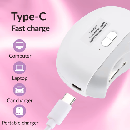 Electric Nail Clipper 3-in-1